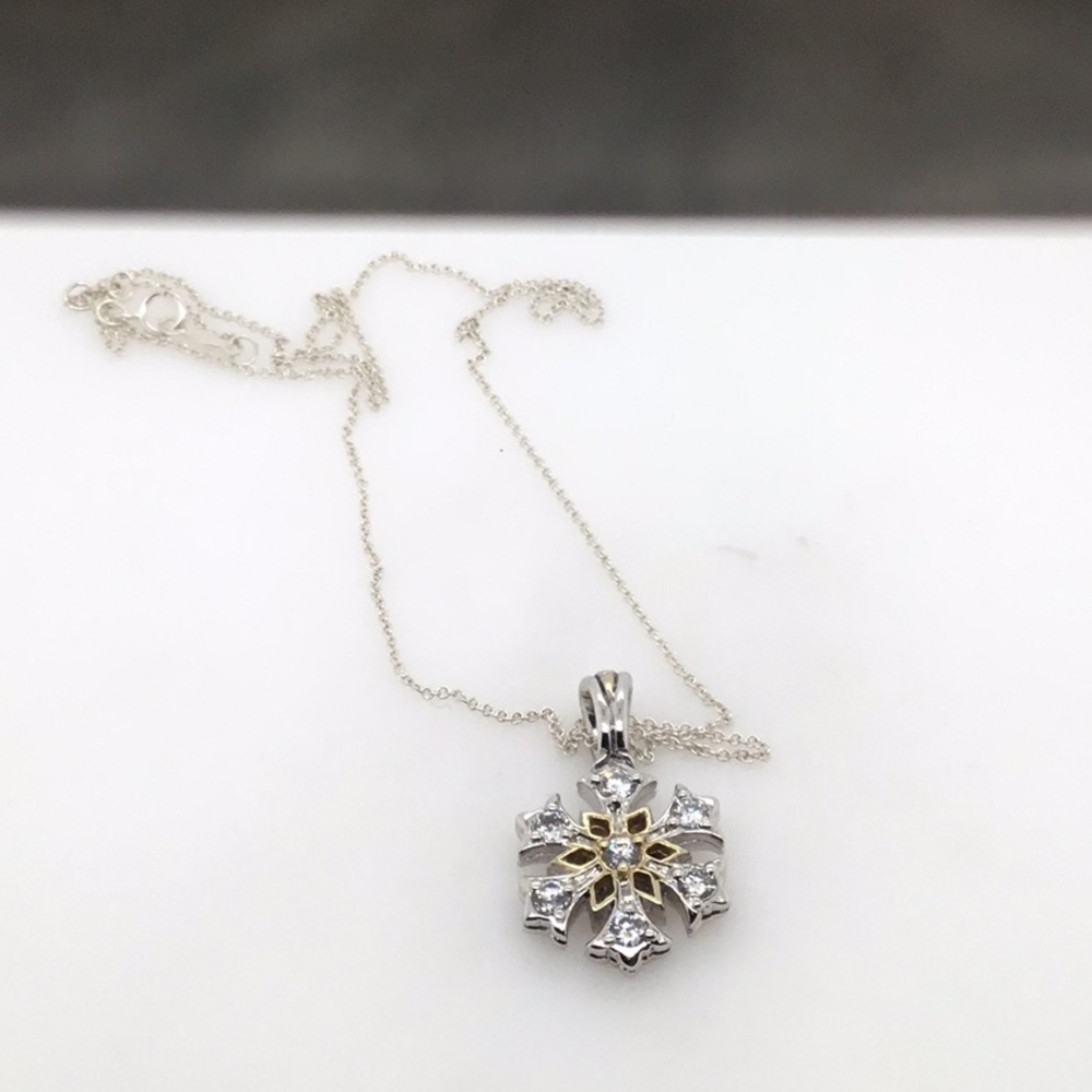 JM from Macy’s snowflake necklace